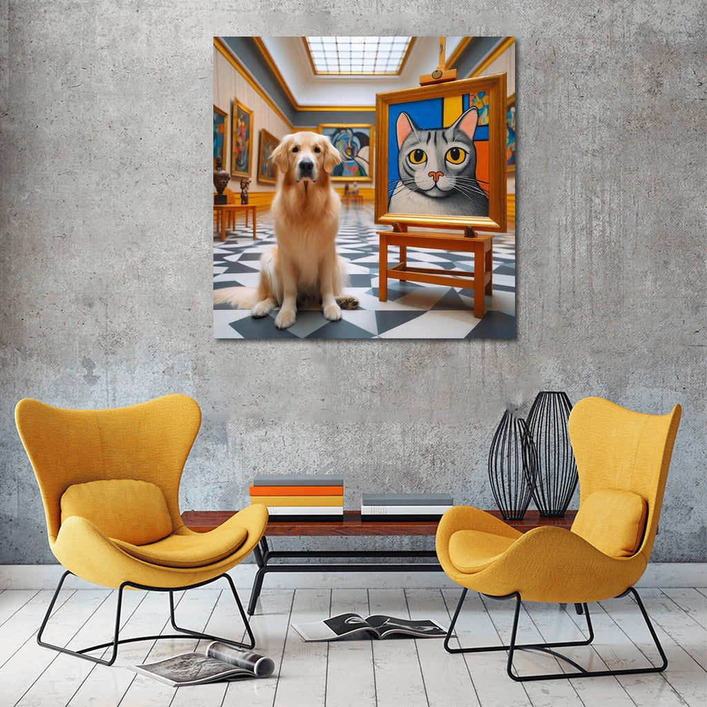 Charm in the Gallery: The Connoisseur Dog
