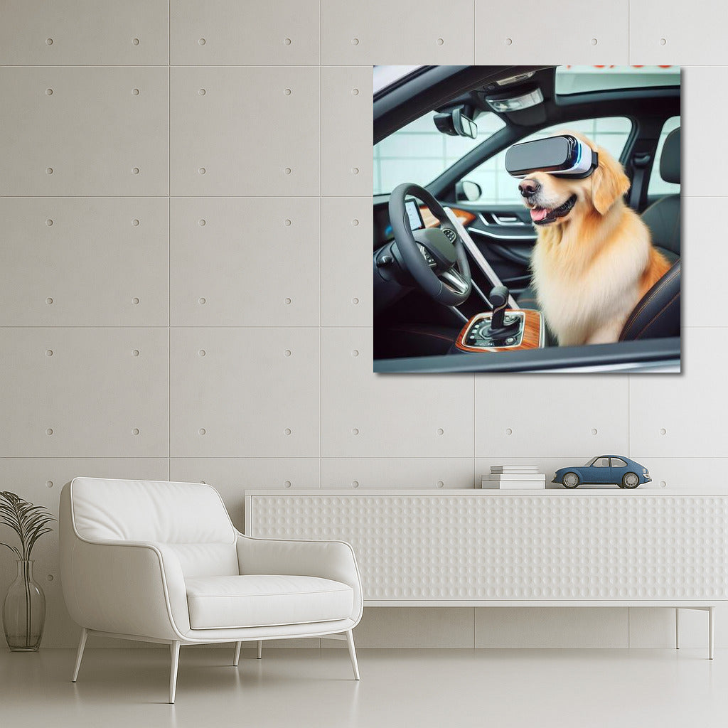 Space Voyage: Dog in the Car of the Future