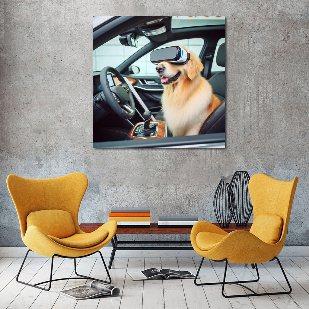 Space Voyage: Dog in the Car of the Future