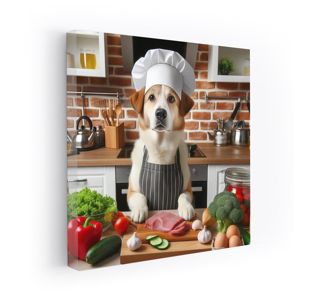 Chef Dog in the Kitchen: A Culinary Adventure in a Hat