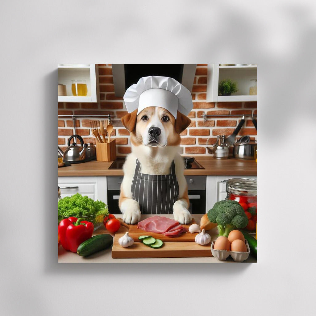 Chef Dog in the Kitchen: A Culinary Adventure in a Hat