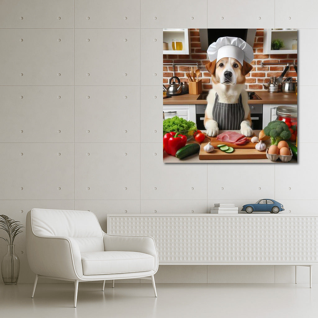 Chef Dog in the Kitchen: A Culinary Adventure in a Hat