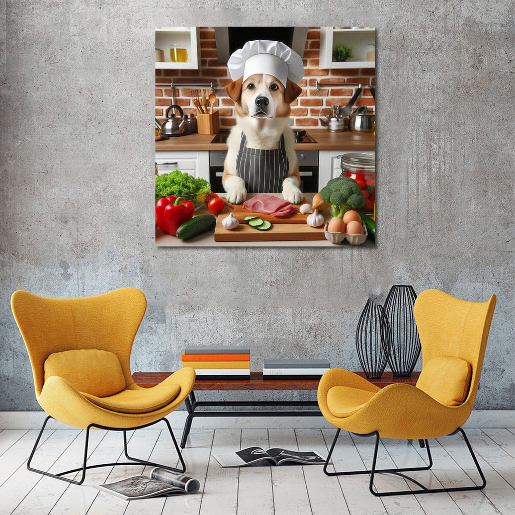 Chef Dog in the Kitchen: A Culinary Adventure in a Hat