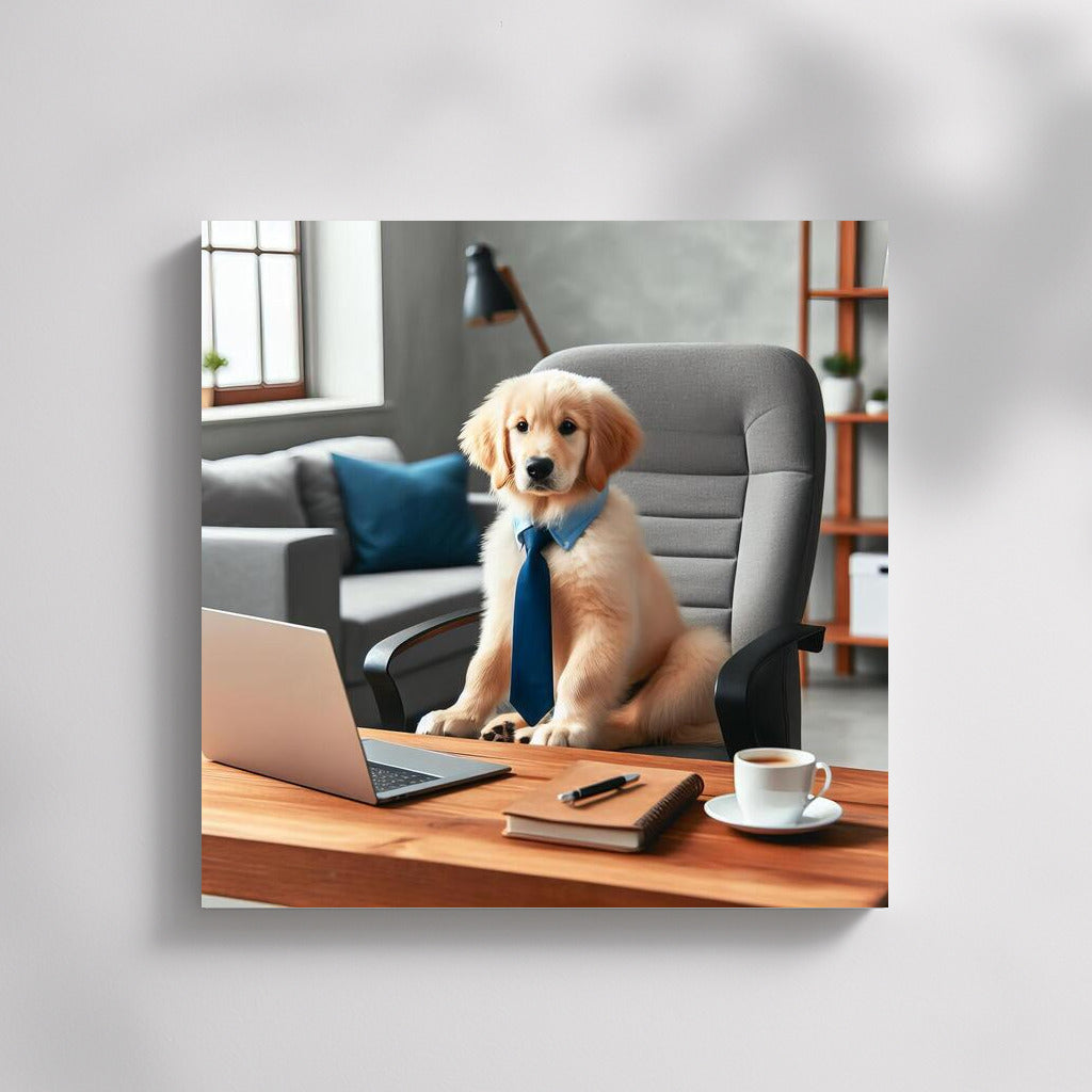 Business Dog: Playful Charm for the Office and Home