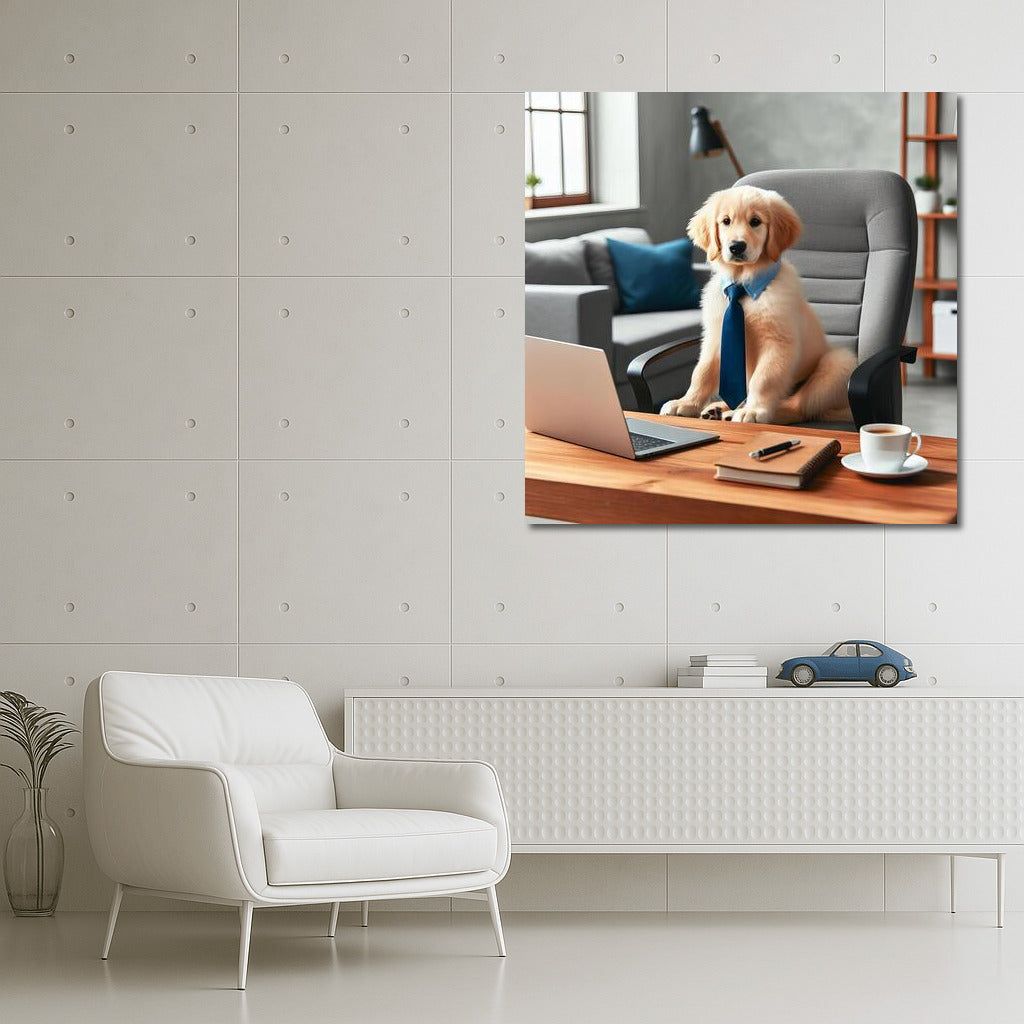Business Dog: Playful Charm for the Office and Home