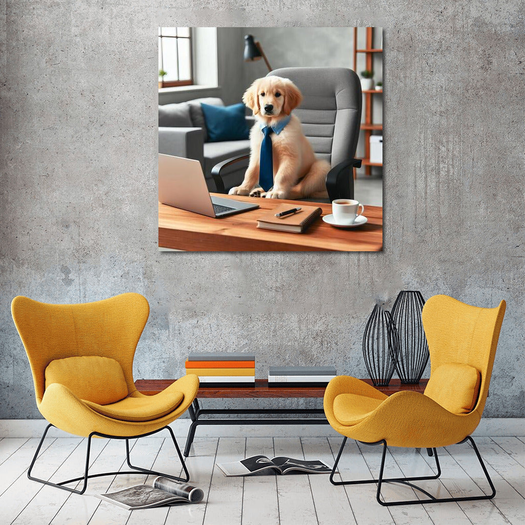 Business Dog: Playful Charm for the Office and Home