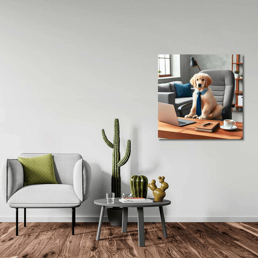 Business Dog: Playful Charm for the Office and Home