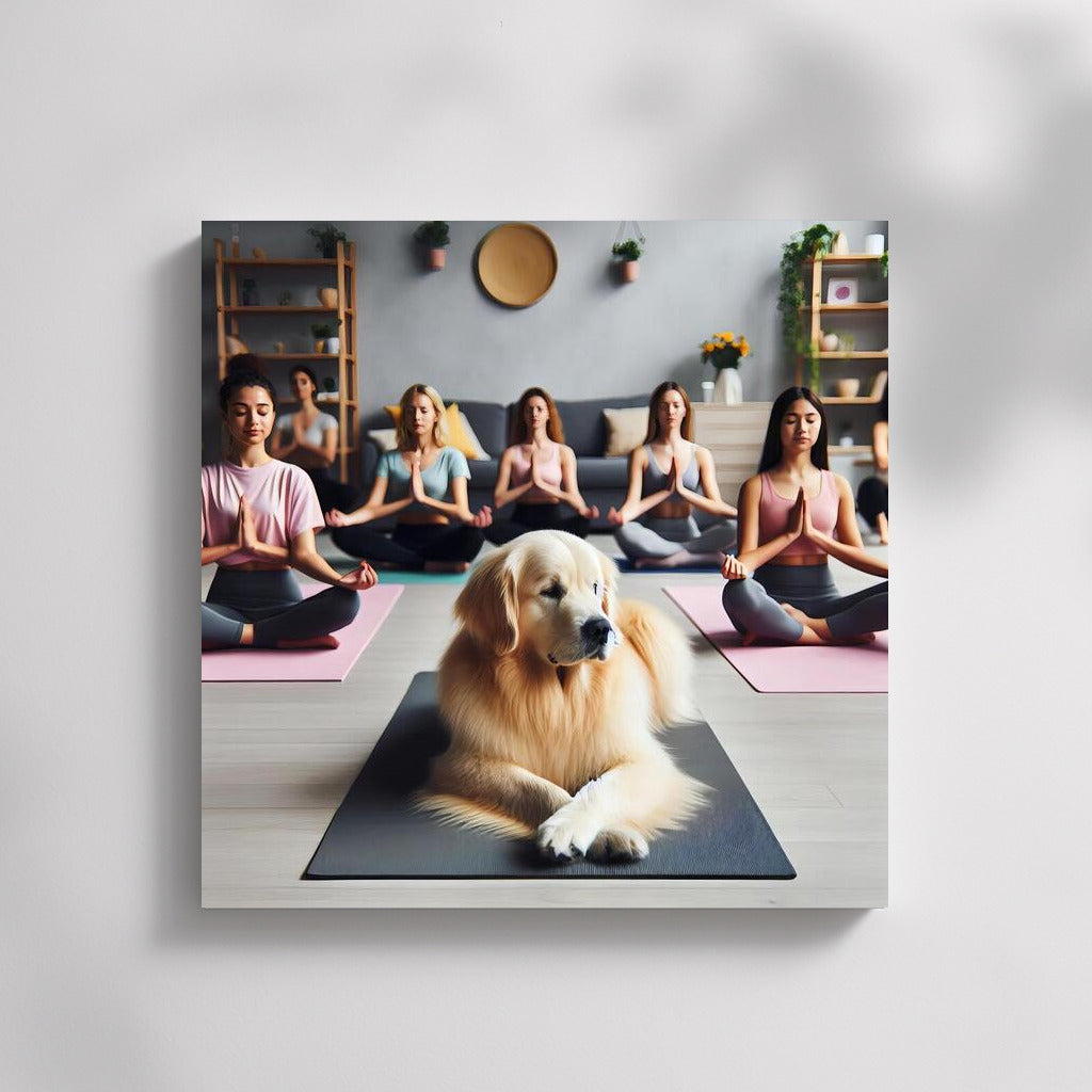 Yoga with Labrador: Calm and Harmony in the Studio
