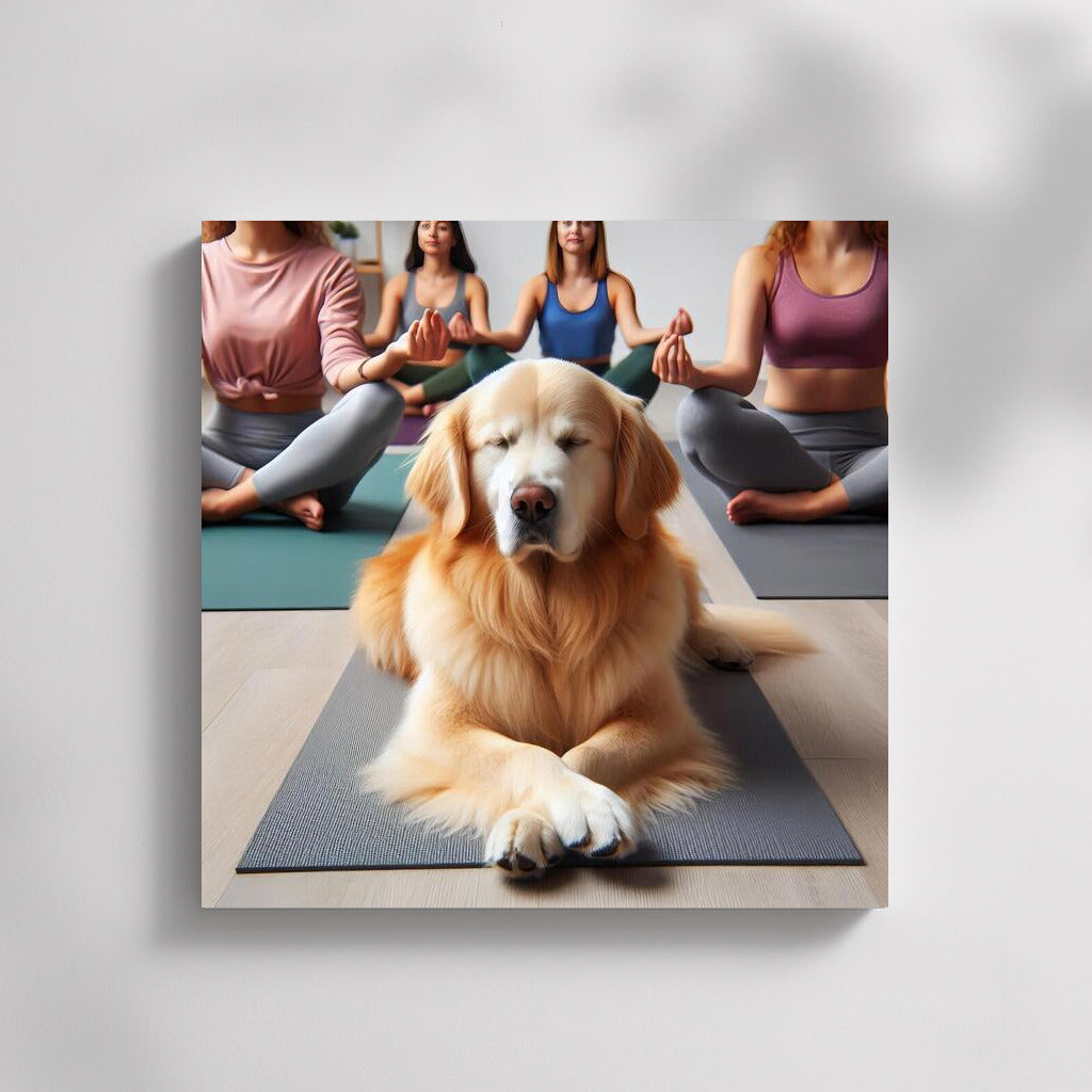 Yoga with Labrador: Harmony and Tranquility in the Studio