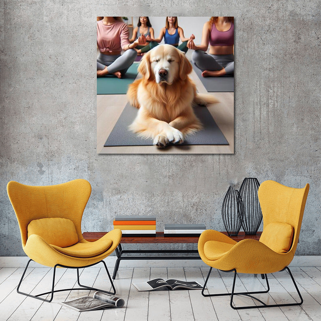 Yoga with Labrador: Harmony and Tranquility in the Studio
