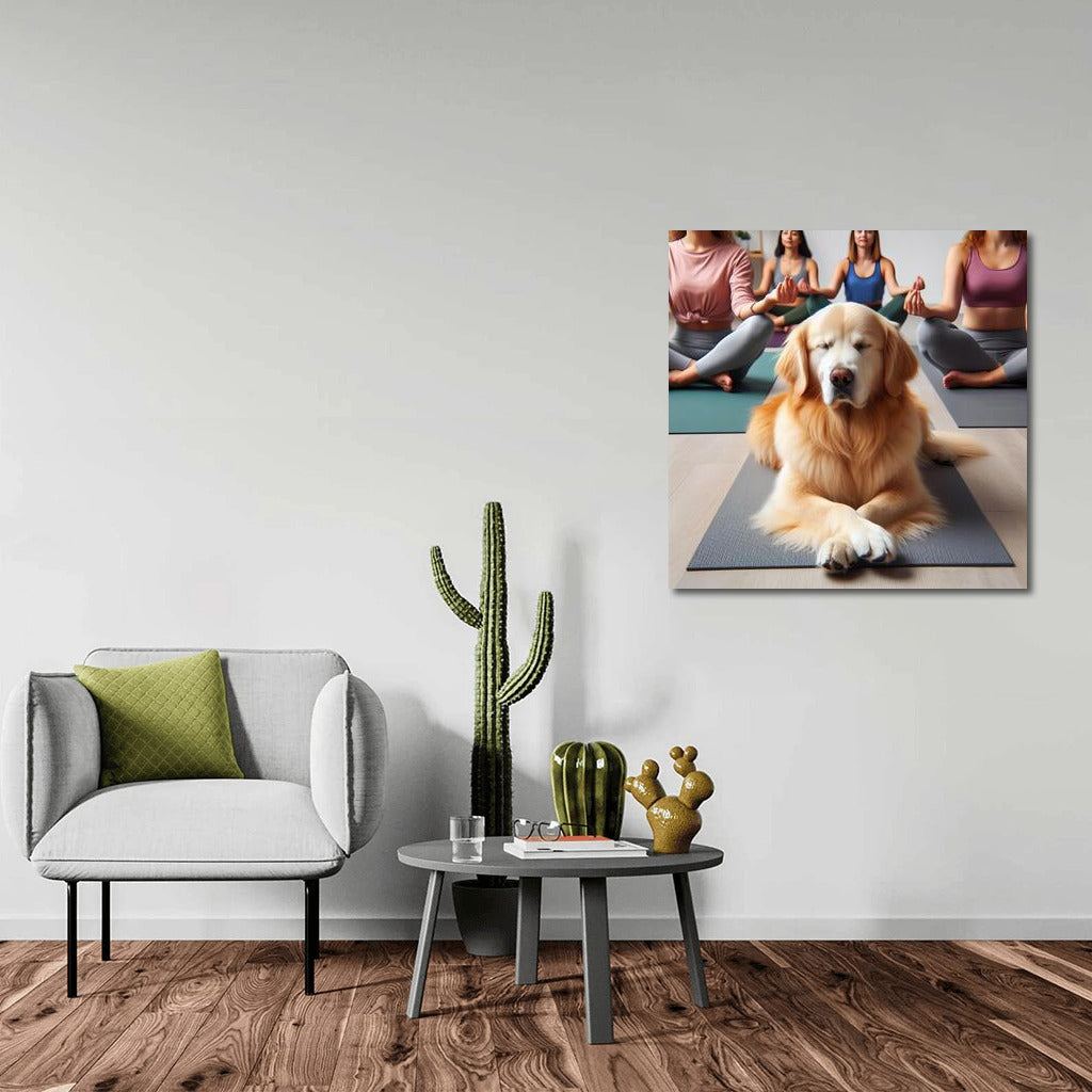 Yoga with Labrador: Harmony and Tranquility in the Studio