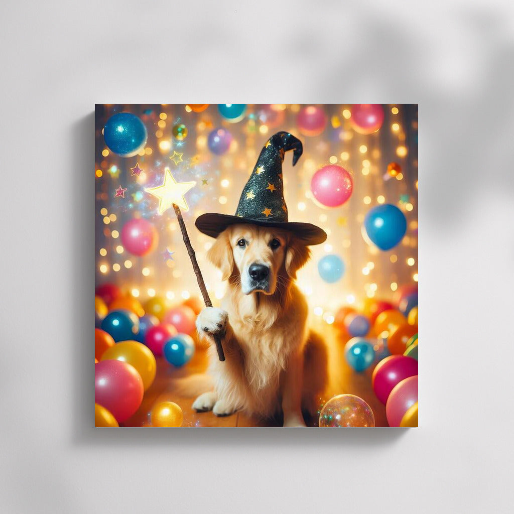 Charming Dog in a Hat: Dog Magic 3 for Your Interior