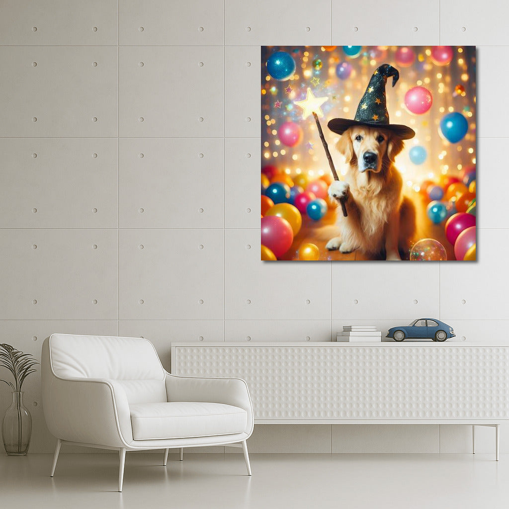 Charming Dog in a Hat: Dog Magic 3 for Your Interior