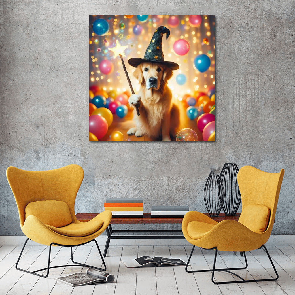 Charming Dog in a Hat: Dog Magic 3 for Your Interior