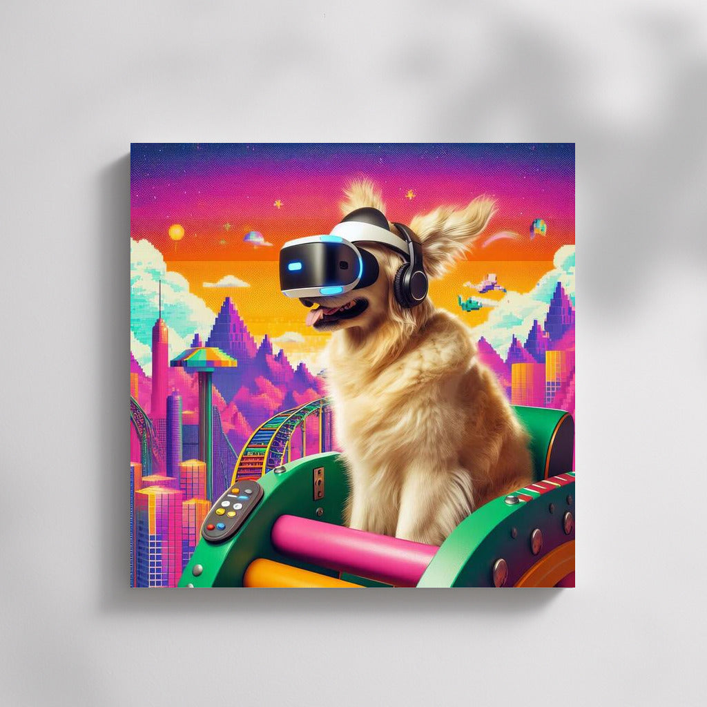 Virtual Dog: Pixel Dreams in VR