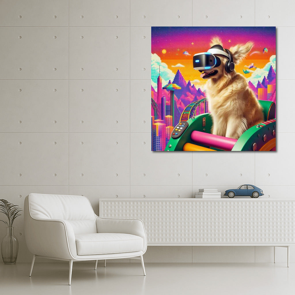 Virtual Dog: Pixel Dreams in VR