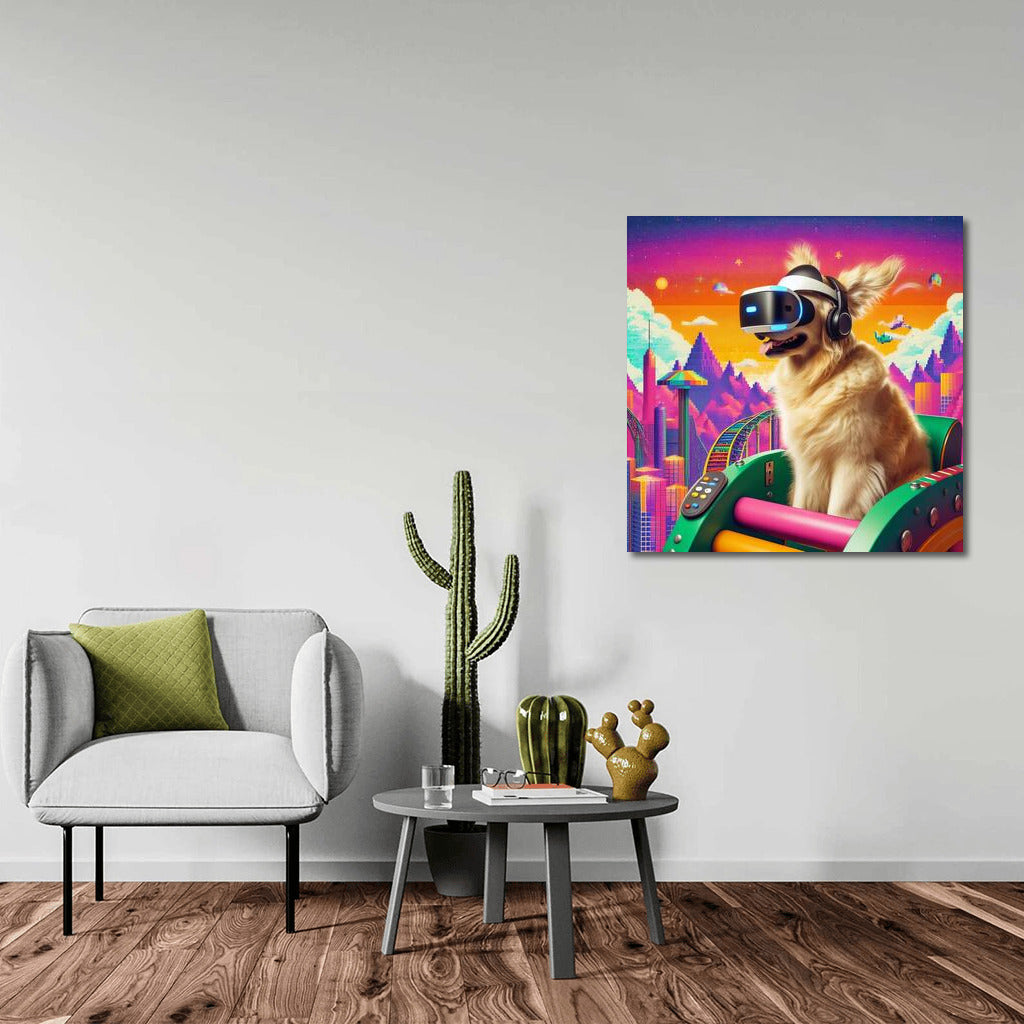 Virtual Dog: Pixel Dreams in VR