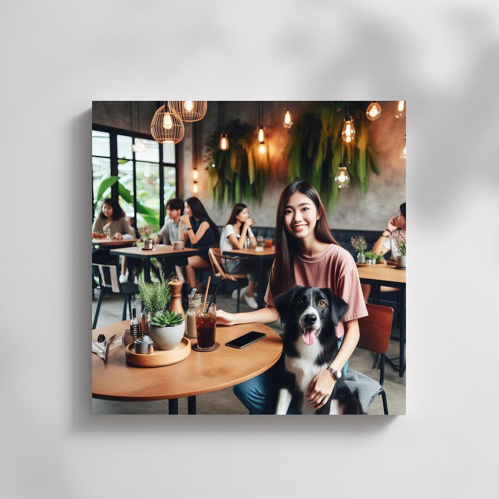 Positive Pet in Modern Cafe: Dog Modern Cafe 4
