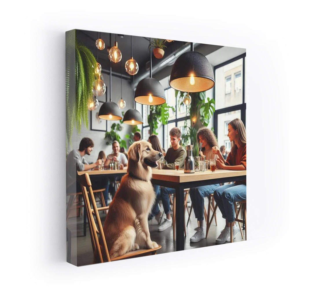 Labrador in a Modern Cafe: Comfort and Style for Your Interior