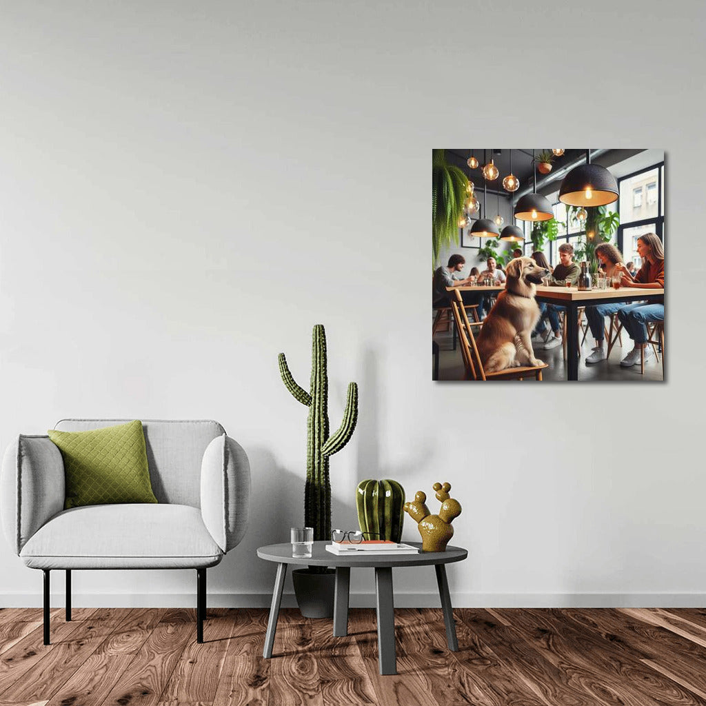 Labrador in a Modern Cafe: Comfort and Style for Your Interior