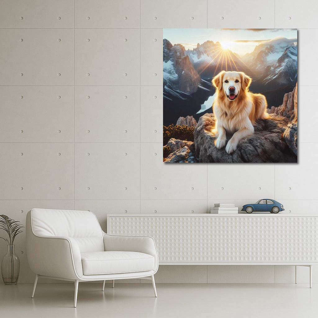 Freedom of Vision: Dog on the Mountain Top