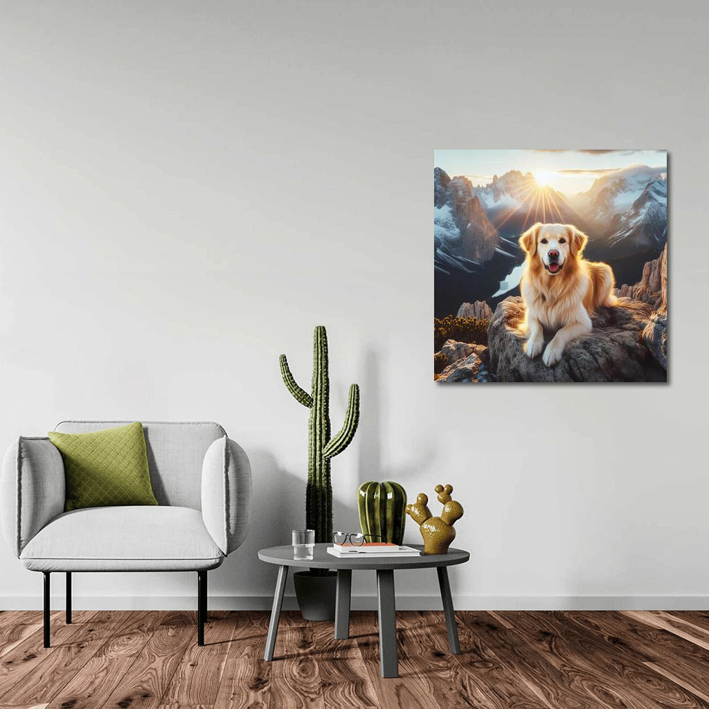 Freedom of Vision: Dog on the Mountain Top