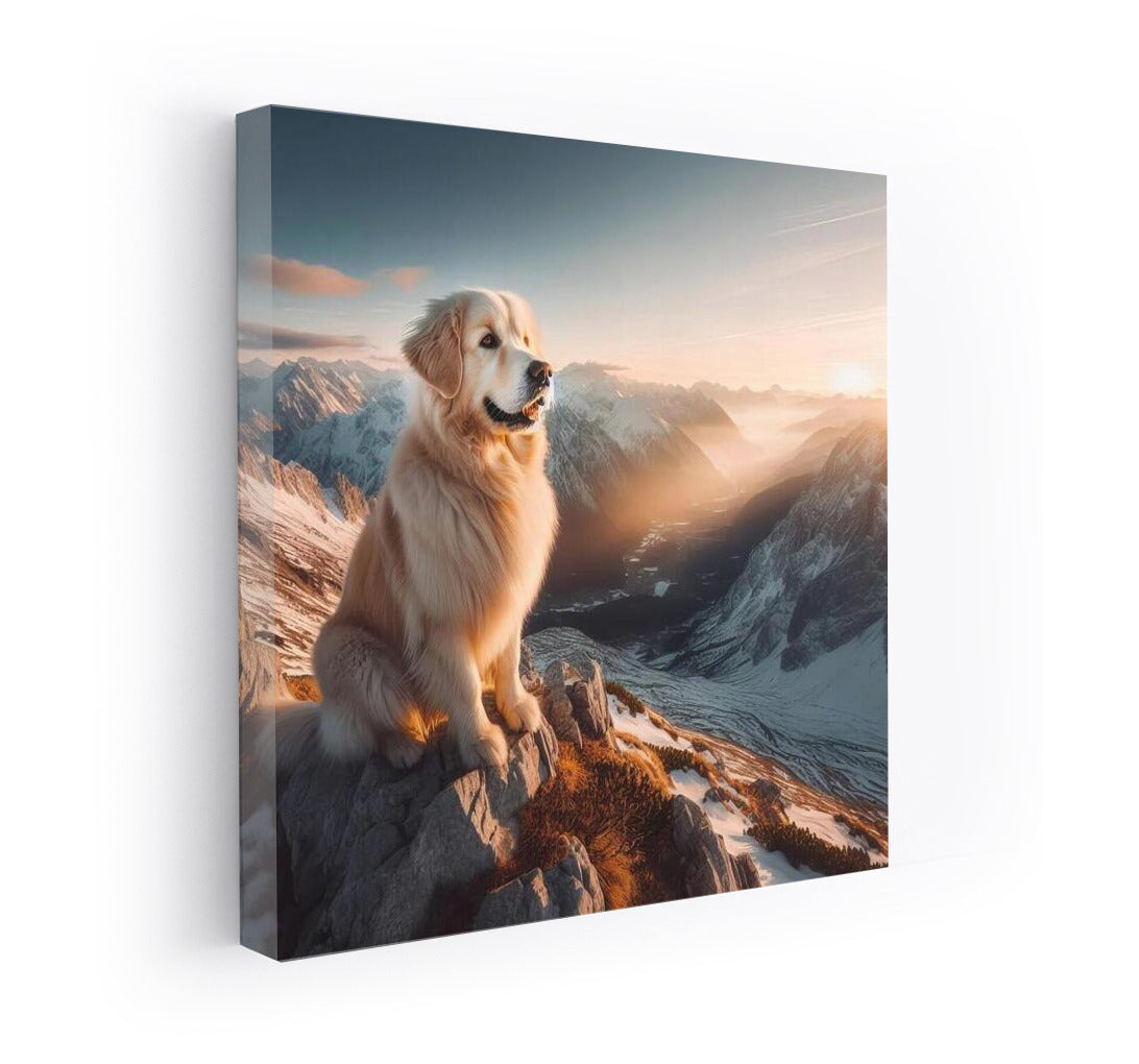 Dog on the Summit: Enjoying the View from a Mountaintop
