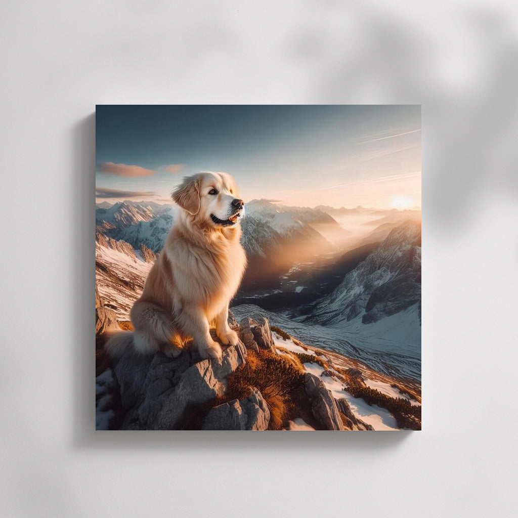 Dog on the Summit: Enjoying the View from a Mountaintop