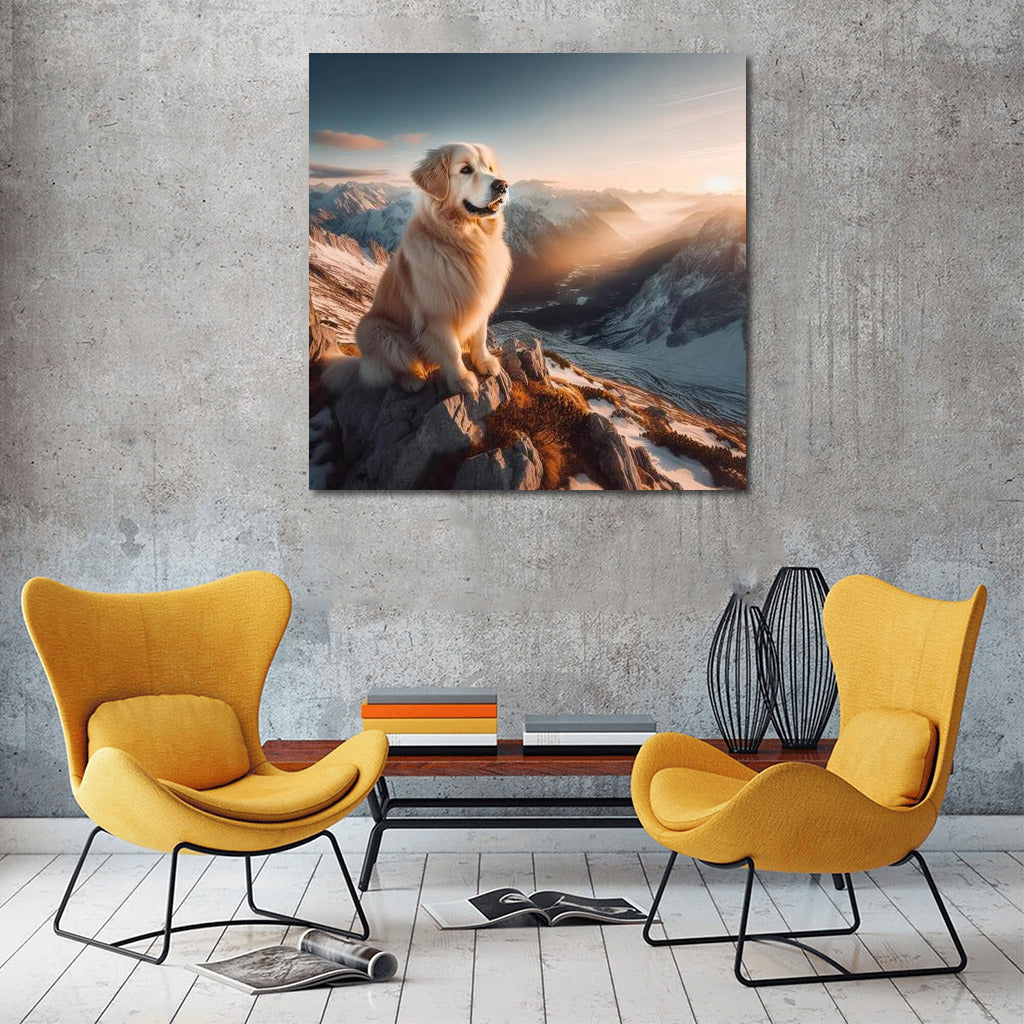 Dog on the Summit: Enjoying the View from a Mountaintop
