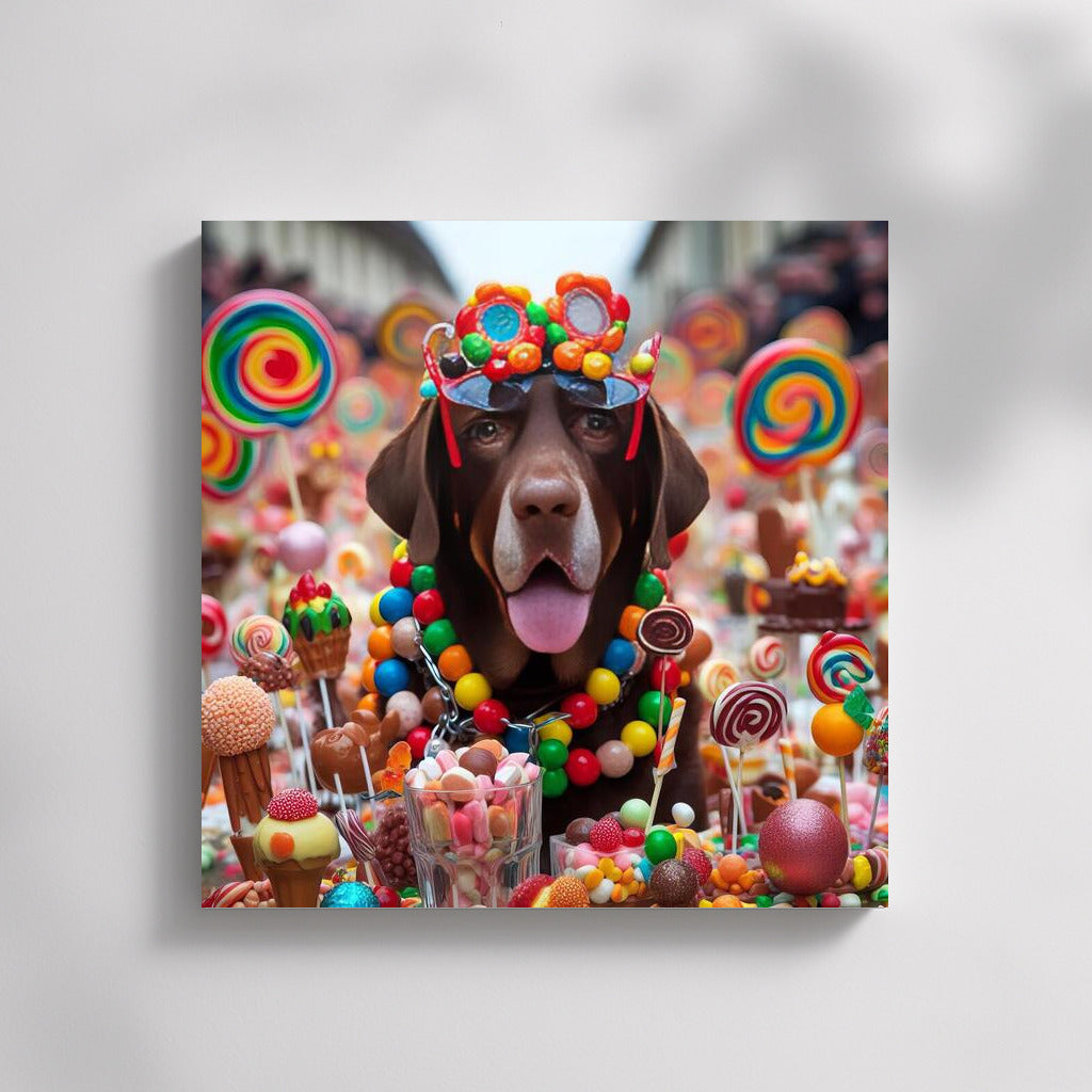 Dog on the Candy Parade: Chocolate and Candy Wonders