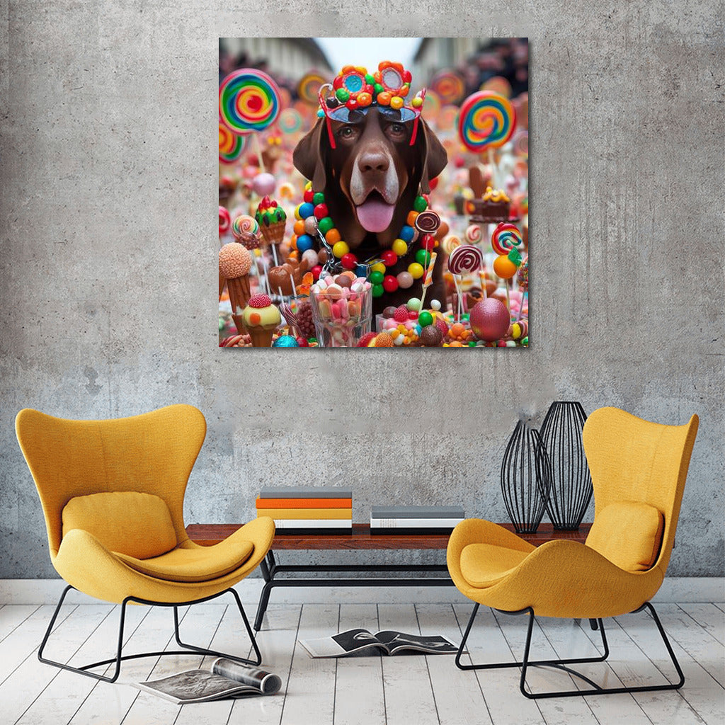 Dog on the Candy Parade: Chocolate and Candy Wonders