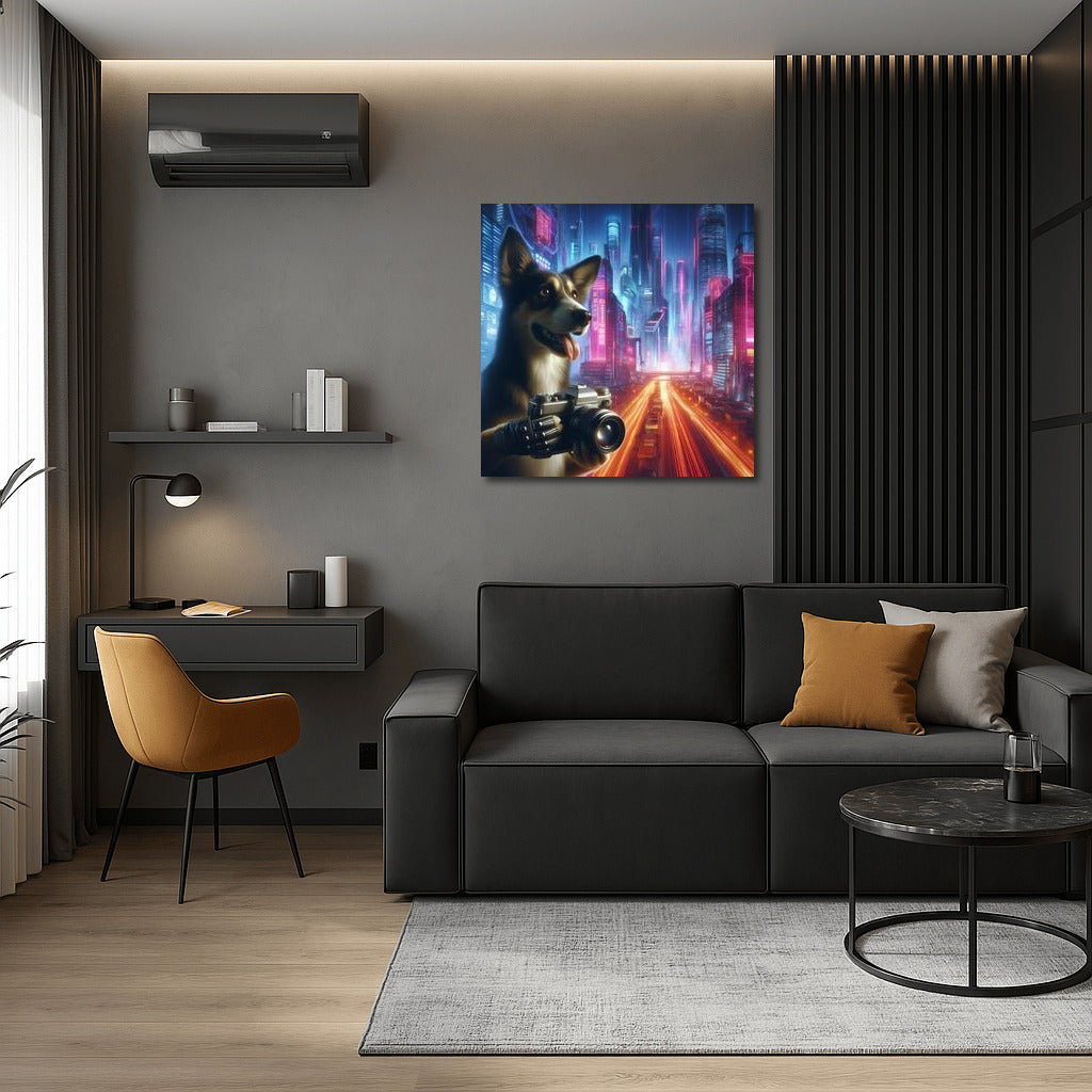 Cyber-Husky: Lens of the Future Metropolis