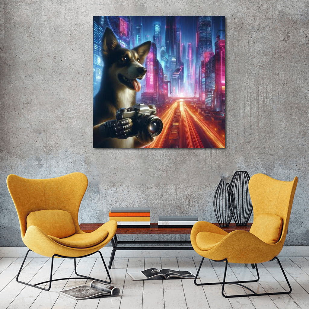 Cyber-Husky: Lens of the Future Metropolis