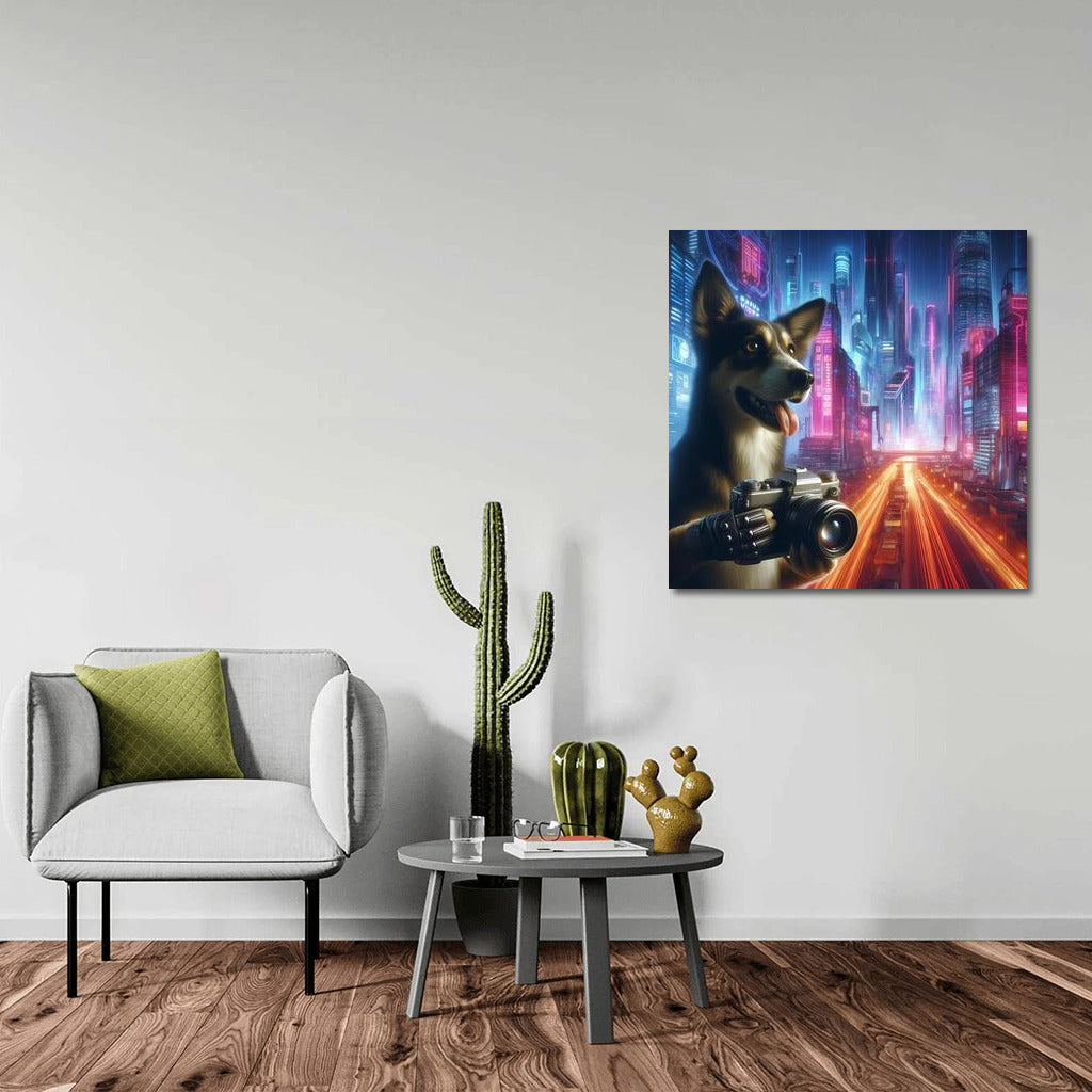 Cyber-Husky: Lens of the Future Metropolis