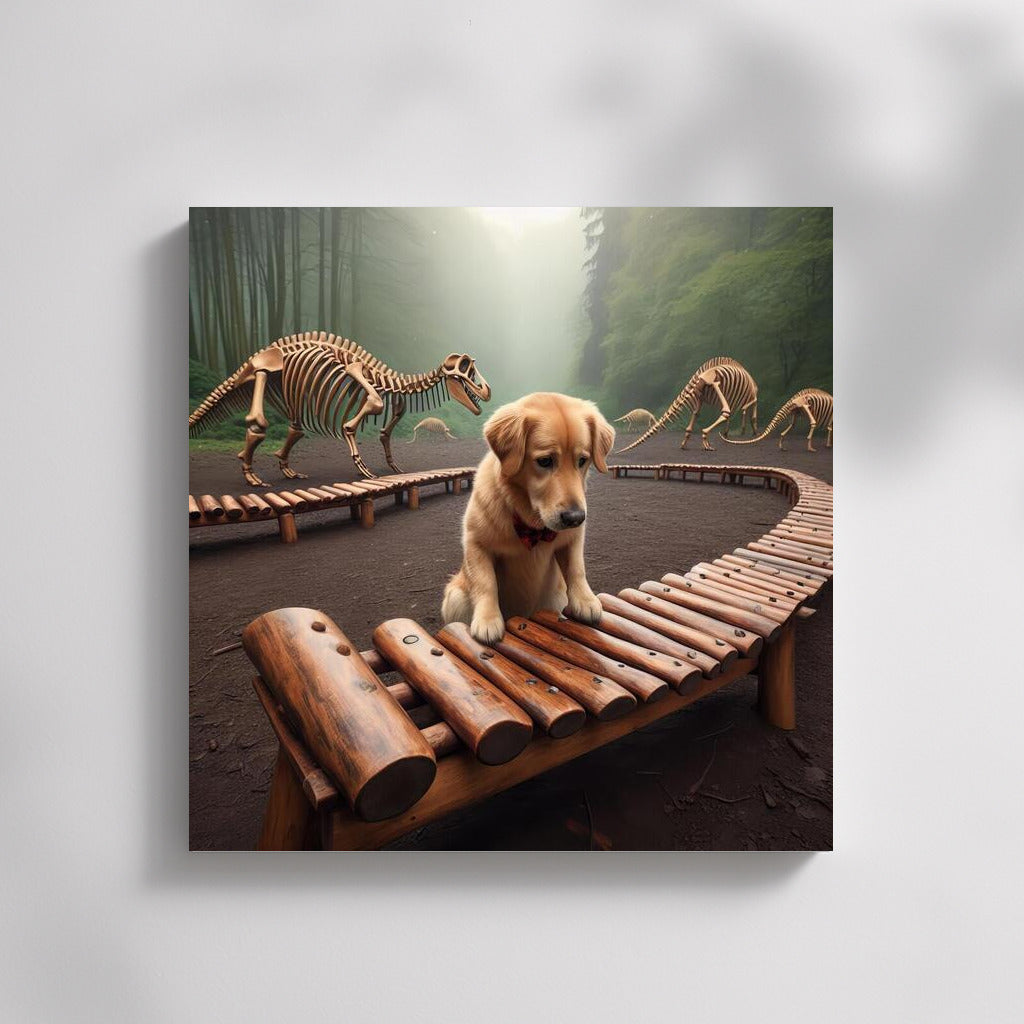 Dog and the Dinosaur Bone Xylophone: A Magical Symphony of Adventures