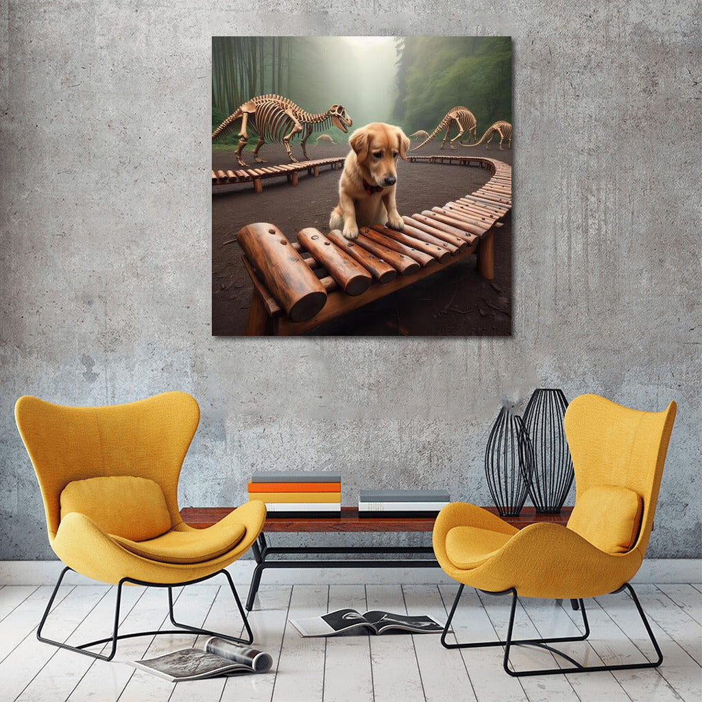 Dog and the Dinosaur Bone Xylophone: A Magical Symphony of Adventures