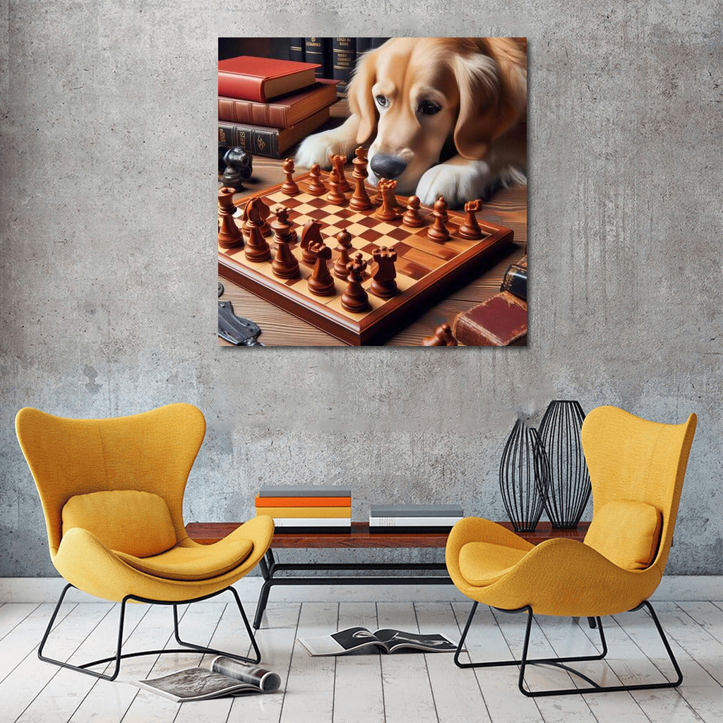 Chess Duel: Dog and Living Pieces in a Battle of Strategies