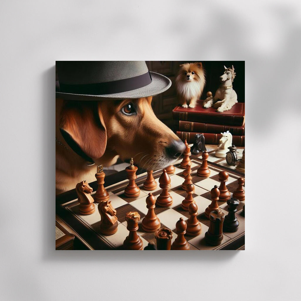 Chess Battle: Dog and Living Pieces
