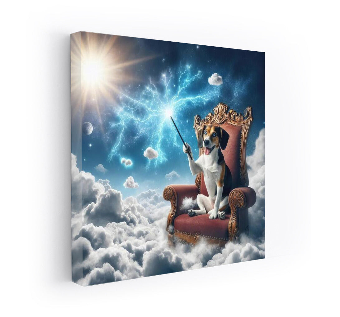 Magic Dog on the Cloud Throne: Weather Master