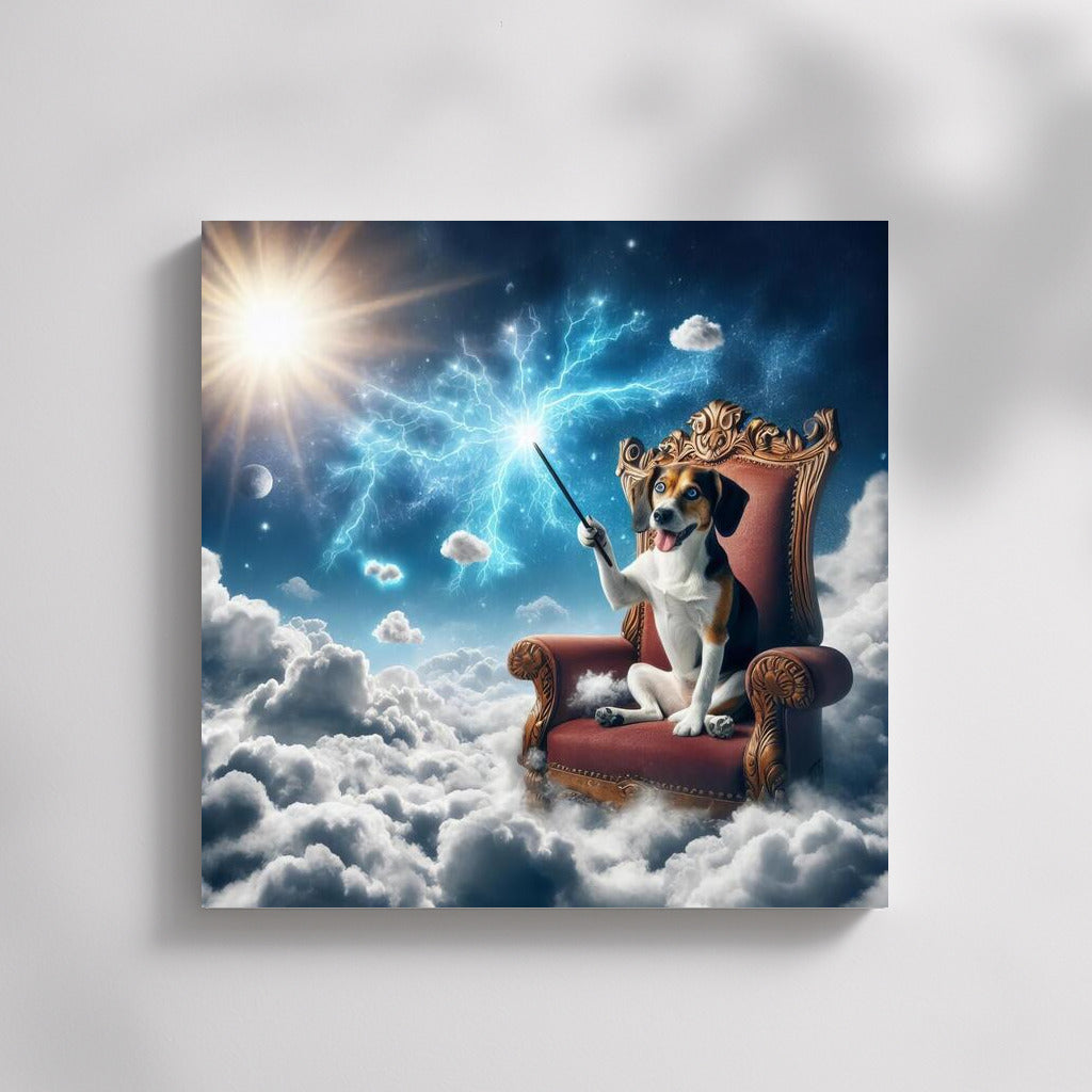 Magic Dog on the Cloud Throne: Weather Master