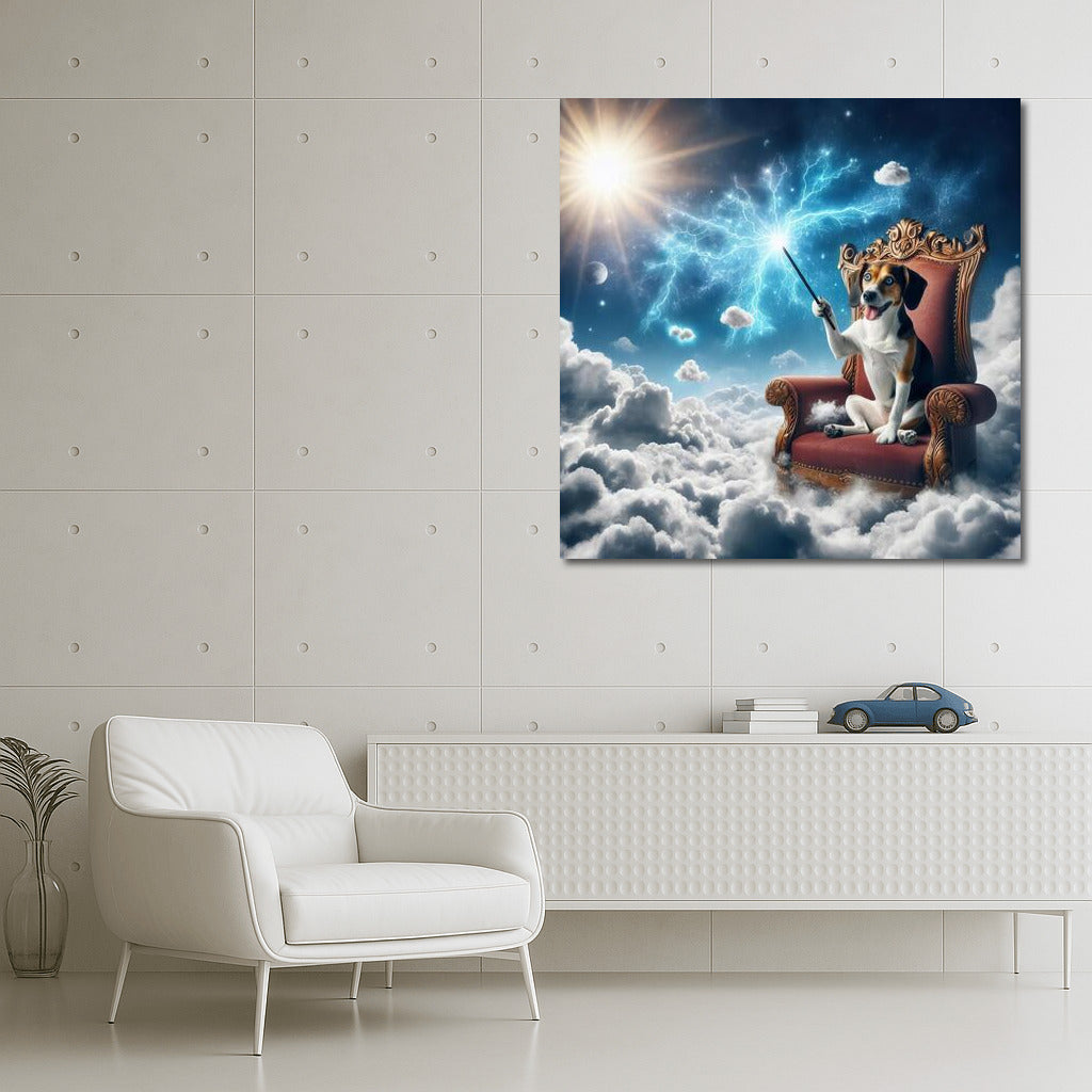 Magic Dog on the Cloud Throne: Weather Master