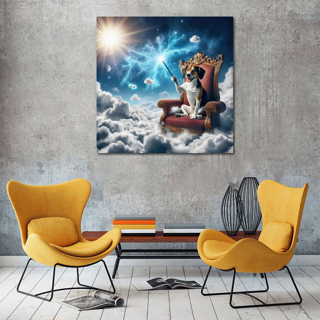 Magic Dog on the Cloud Throne: Weather Master