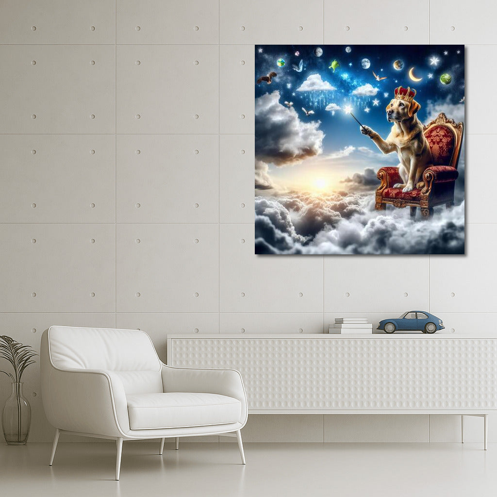 Magic Dog on the Cloud Throne: Weather Control