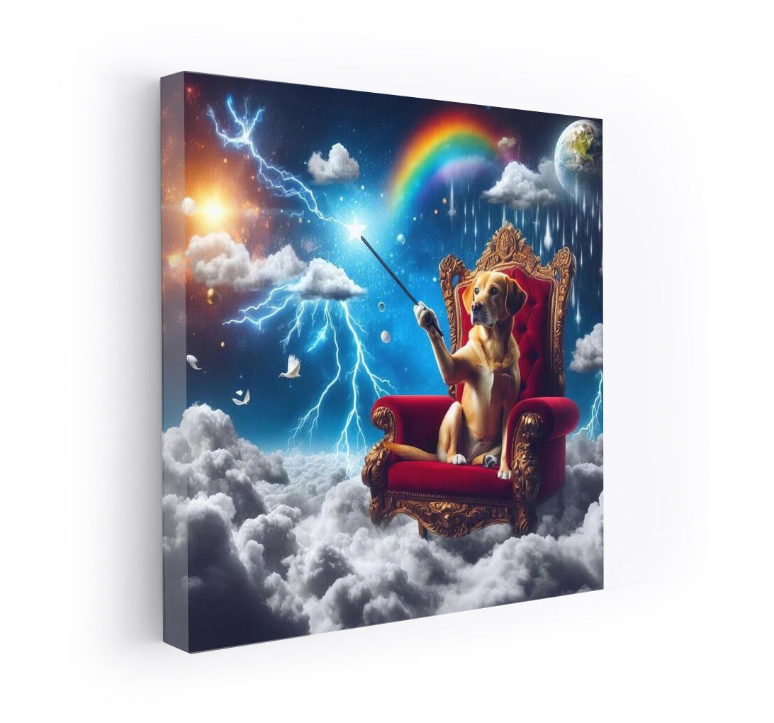 Magic Dog on the Cloud Throne: Weather Control