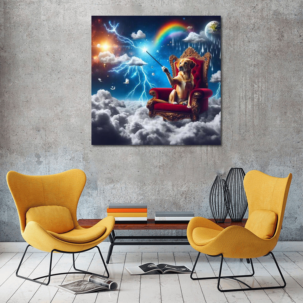 Magic Dog on the Cloud Throne: Weather Control