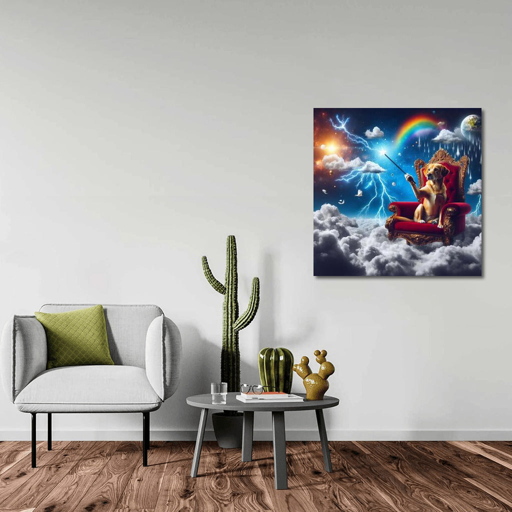 Magic Dog on the Cloud Throne: Weather Control