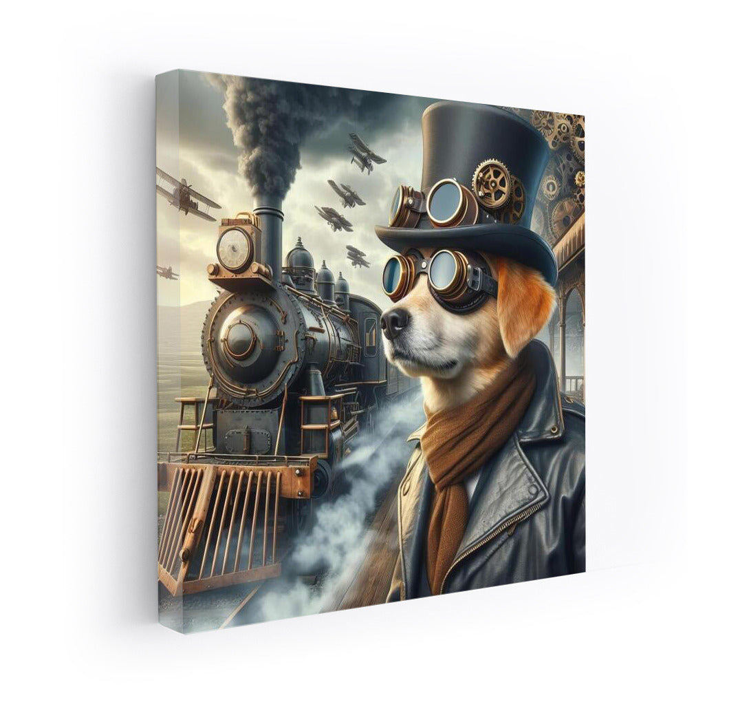 Steampunk Adventure 3: Dog in a Hat and Glasses for Steam Travel