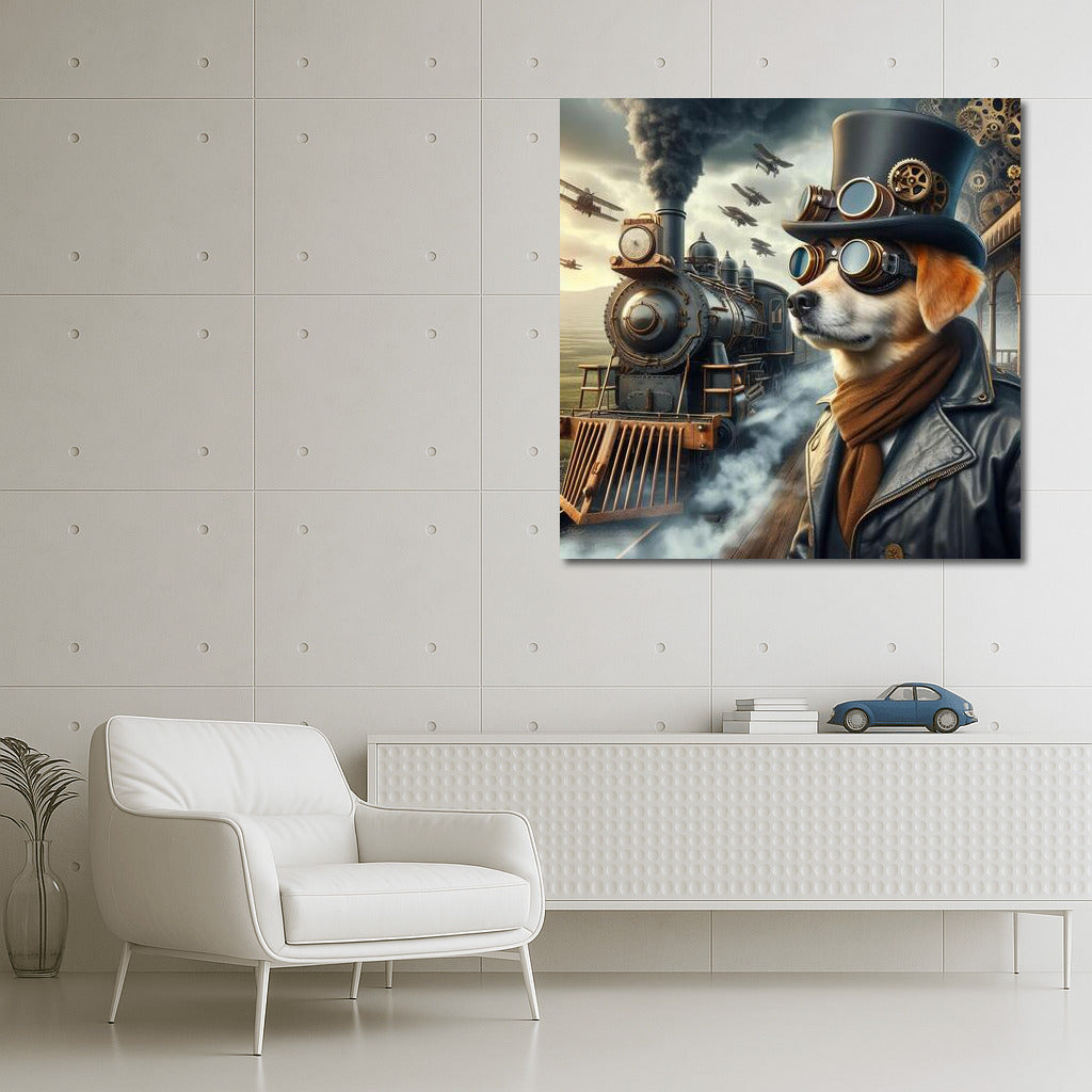 Steampunk Adventure 3: Dog in a Hat and Glasses for Steam Travel