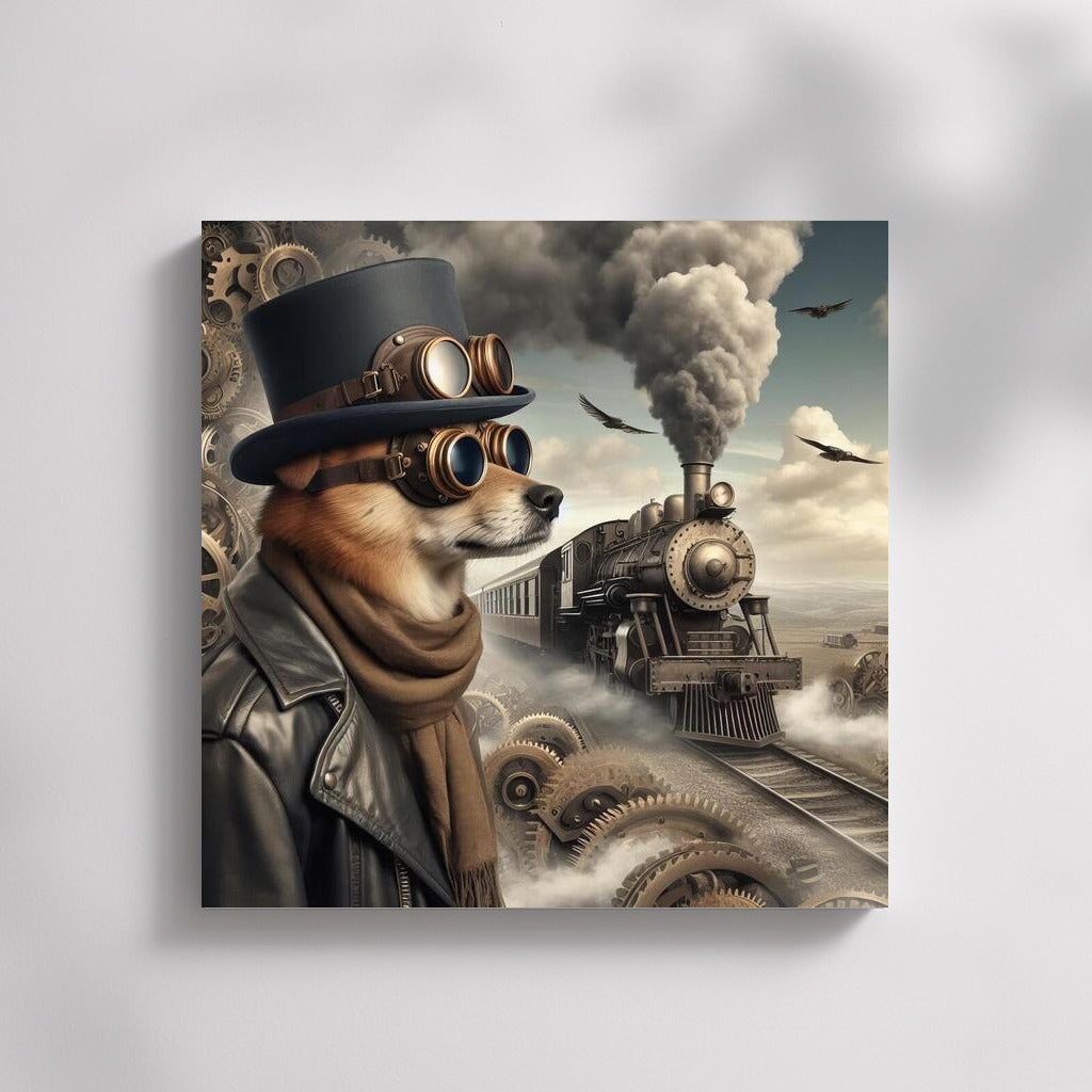 Steampunk Journey: Dog Driver to Fantasy Worlds