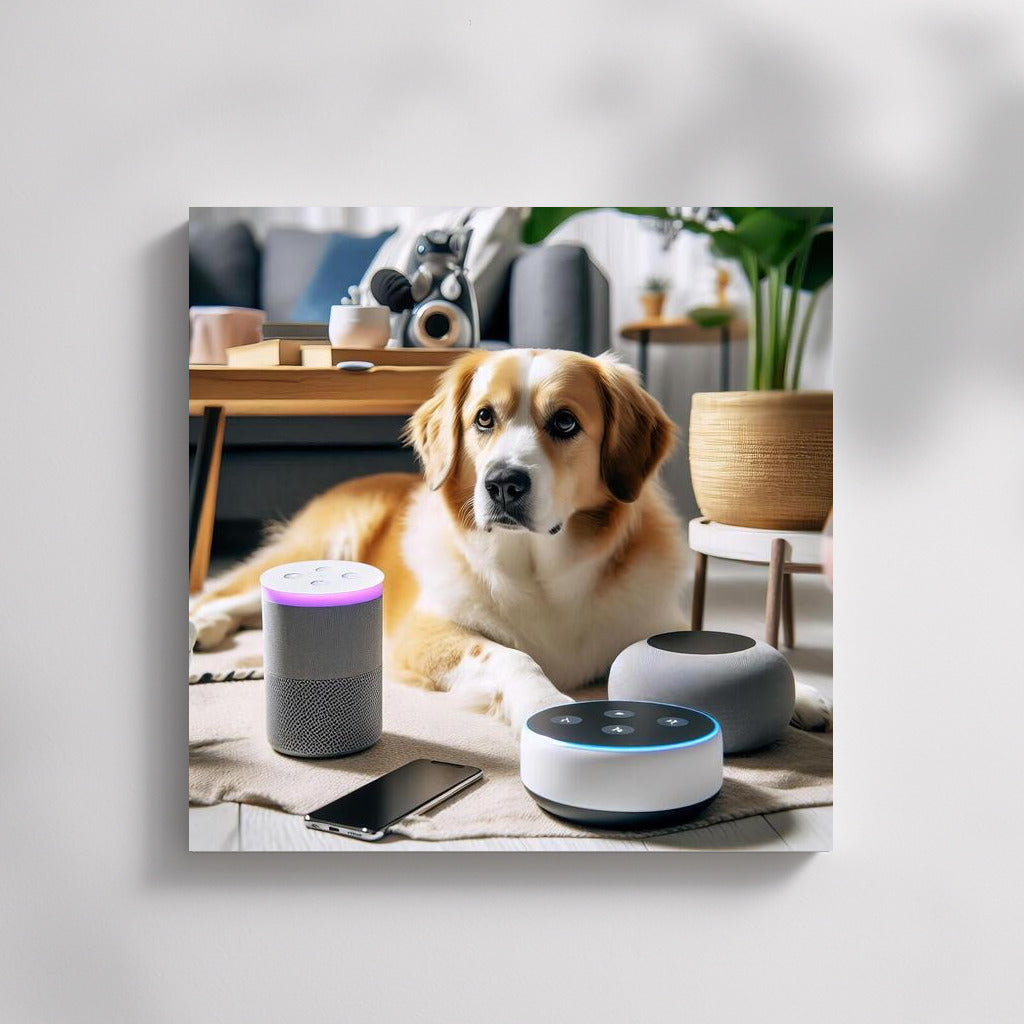 Dog and Gadgets: Cozy Tech House